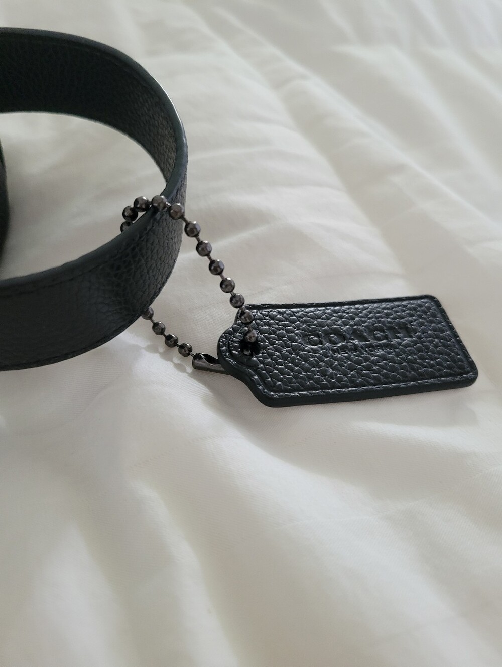 Coach Black Pebbled Leather Men's Doppler Bag - Picture 3 of 4